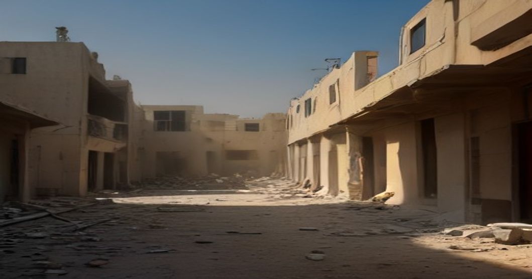 فيديو جديد يوثق حجم الدمار في مدرسة خولة وسط مدينة رفح